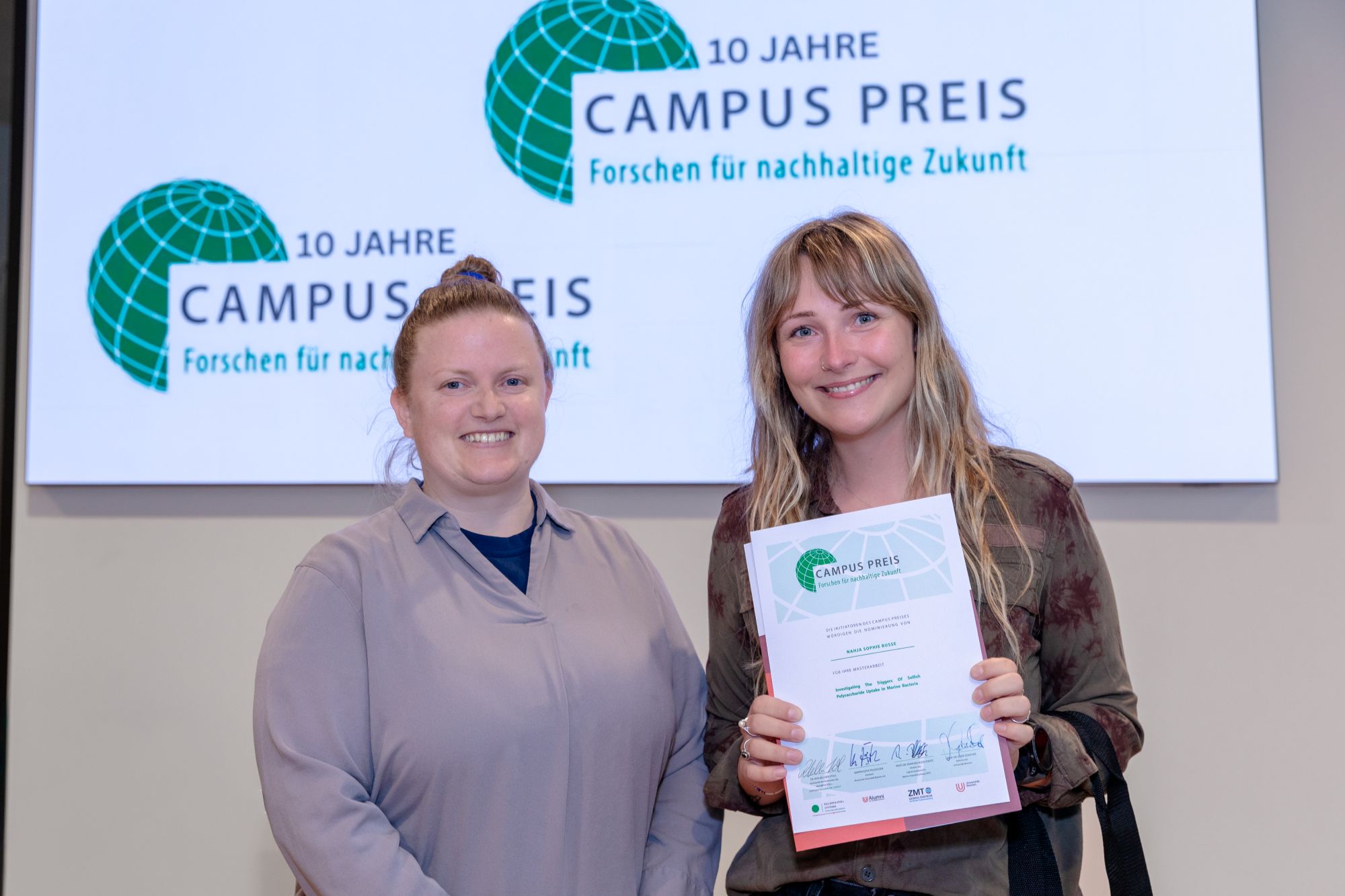 Dr. Greta Reintjes hatte Nahja Sophie Busse vorgeschlagen.